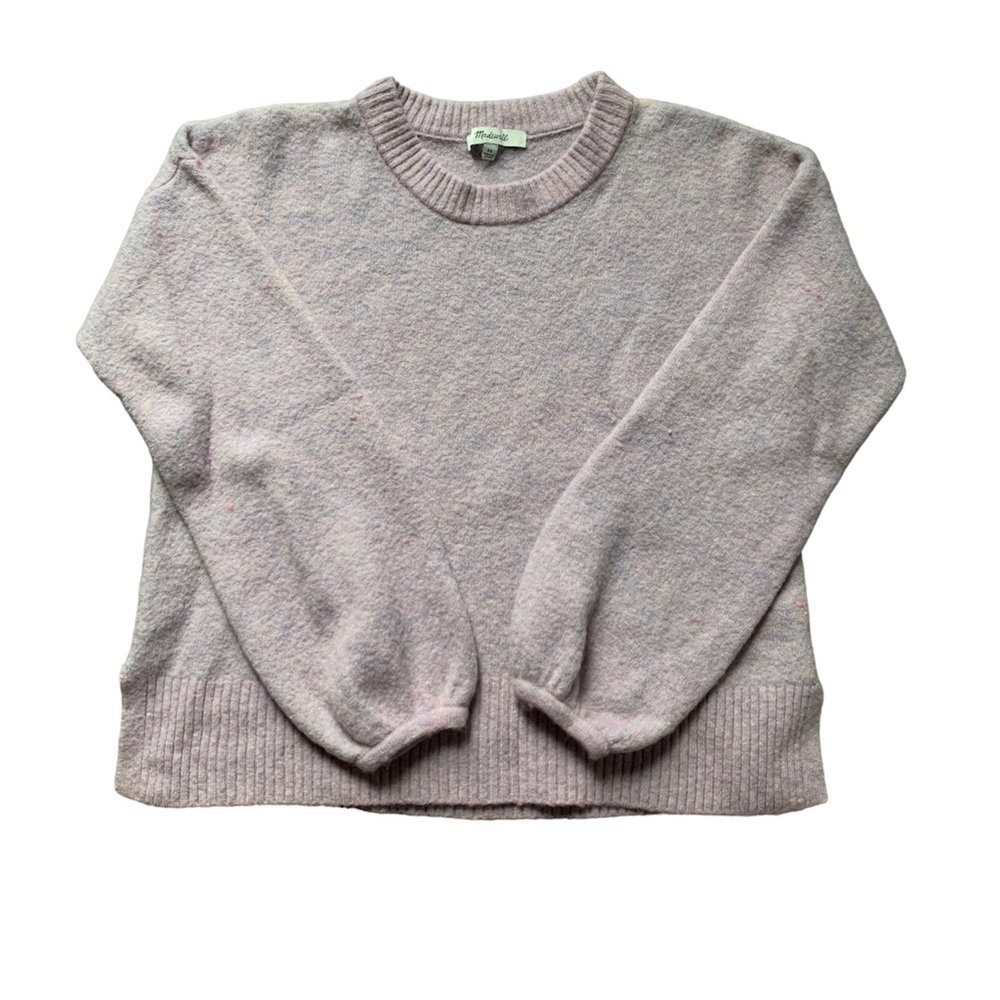 Madewell Light Pink Wool & Alpaca Pullover Sweater XS